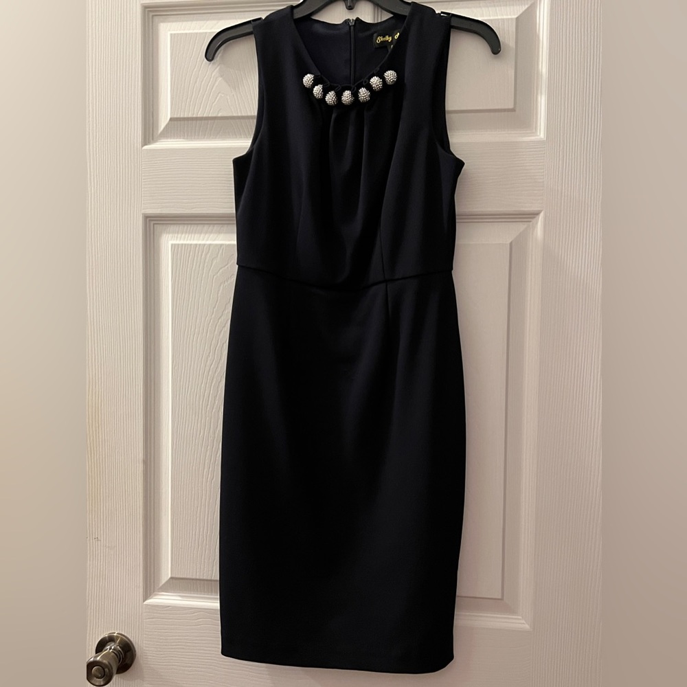 Shelby Nights, navy blue dress (knee length)